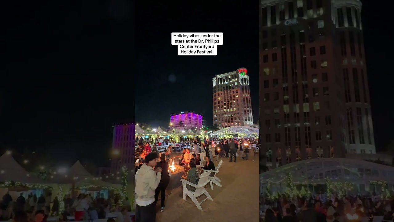 👀Dr. Phillips Center Frontyard Holiday Festival #FrontyardFestival #DrPhillipsCenter #holiday