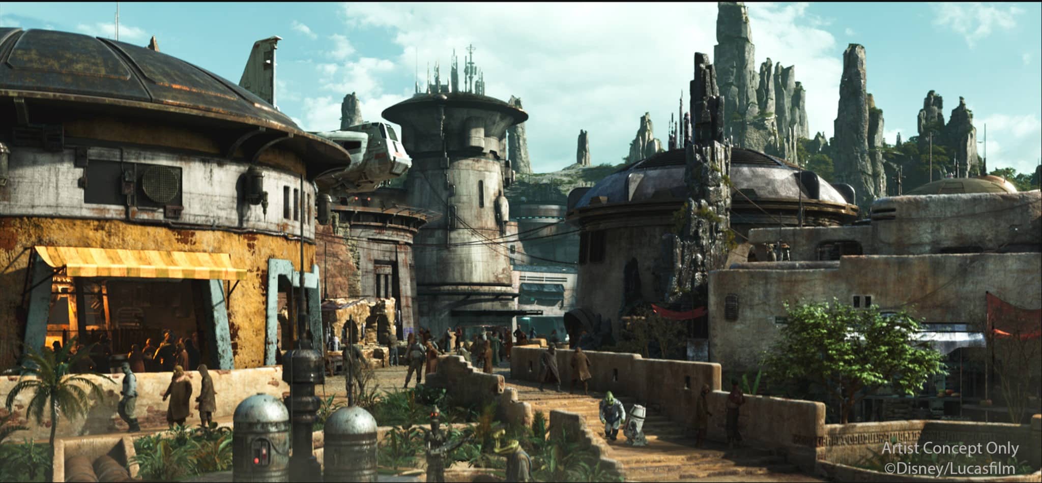 Black Spire Outpost is the name of the village inside of the upcoming