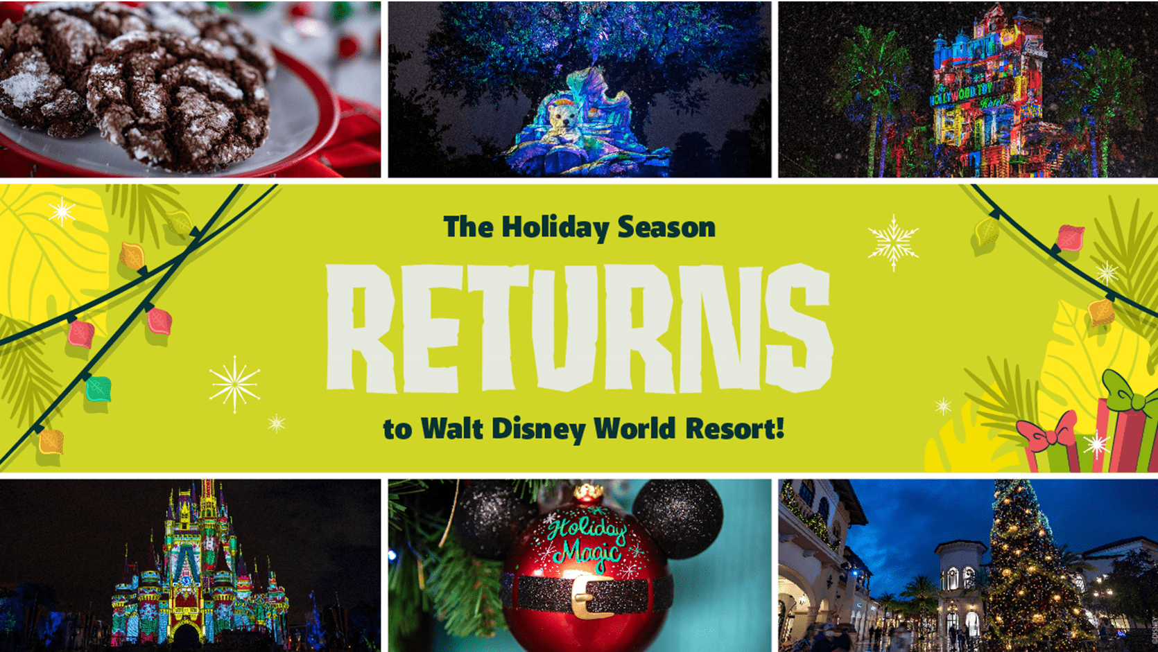 The Holiday Season Returns to the Walt Disney World Resort!