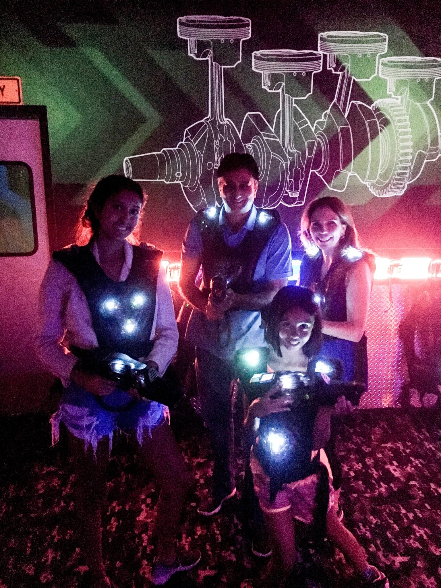 laser tag at Andretti Indoor Karting & Games in Orlando