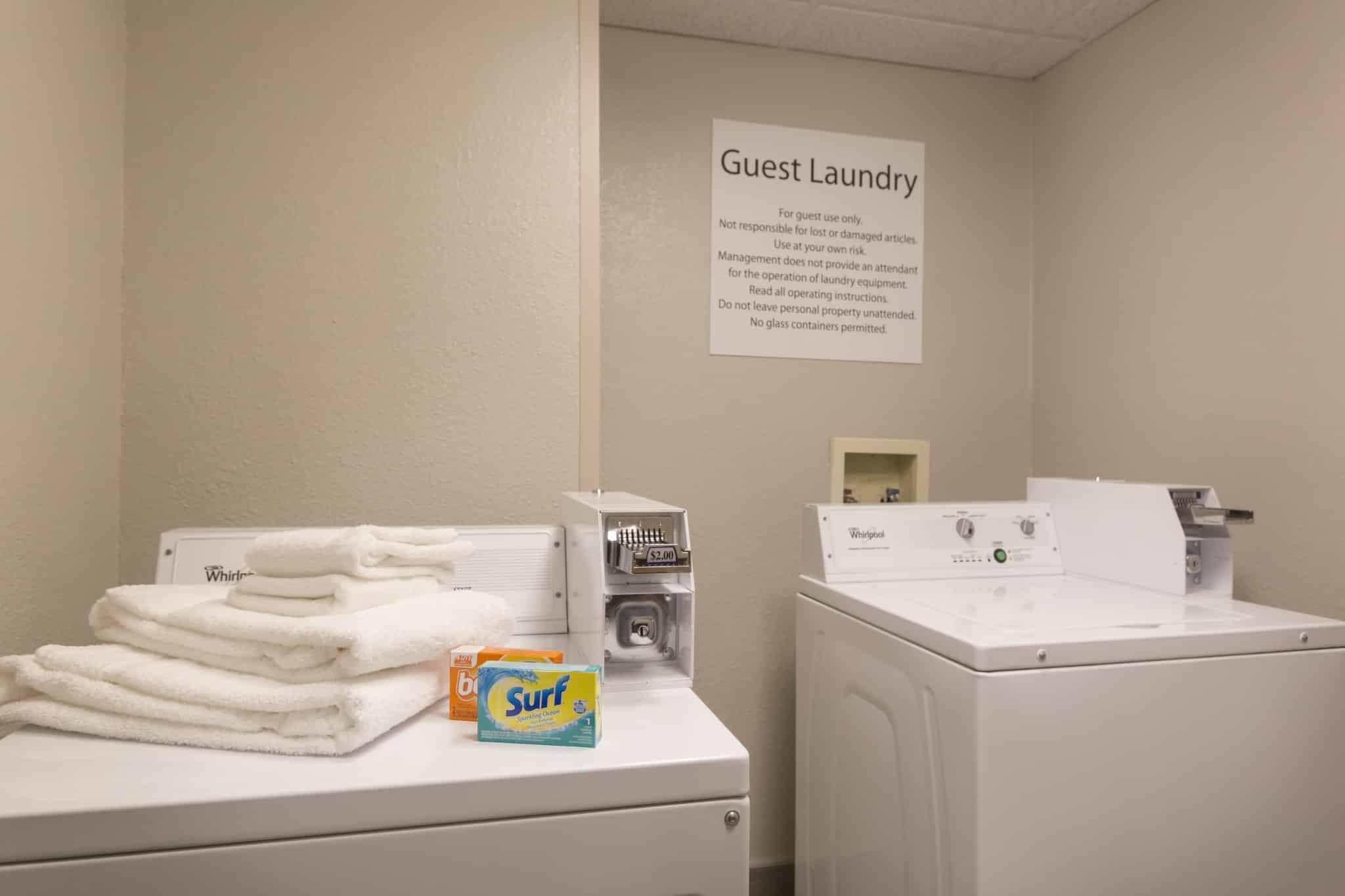 On-site guest laundry