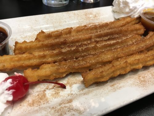 pepe's cantina restaurant churros