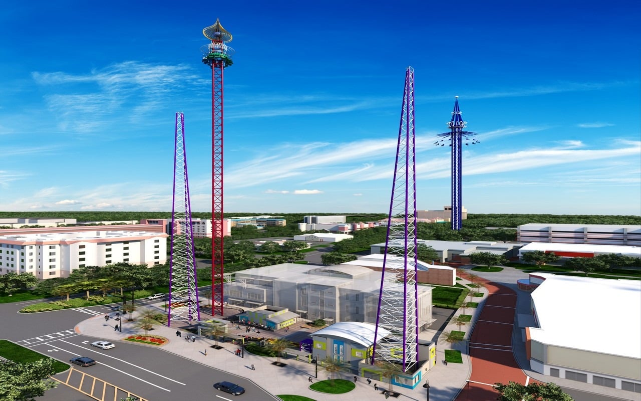 World's Tallest Slingshot and Drop Tower in Orlando