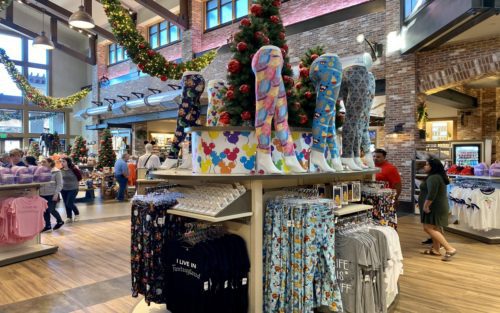 best variety of merchandise at world of disney store in disney springs