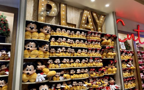 mickey merchandise at world of disney store in disney springs