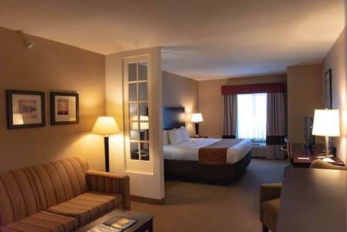 comfort suites near orlando international airport king room