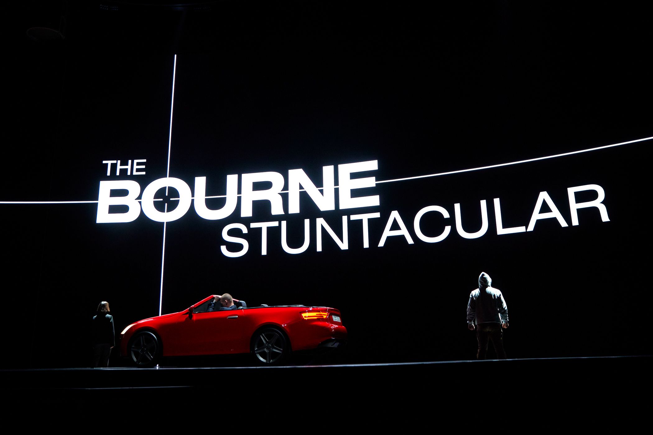 Bourne Stuntacular show at universal orlando