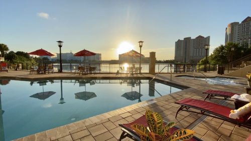 hotel with nice pool in orlando