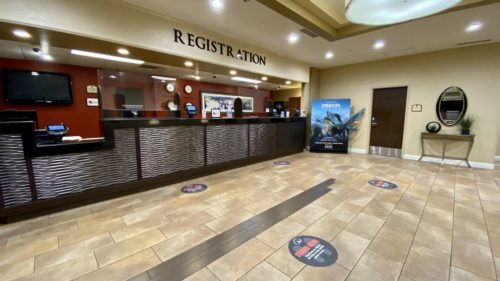 Rosen in lake buena vista front desk