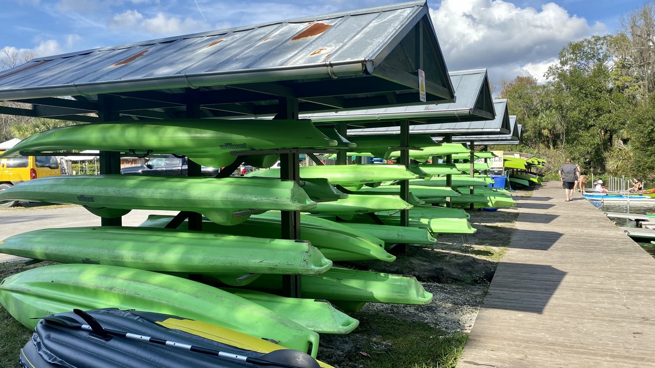 canoes at wekiva island