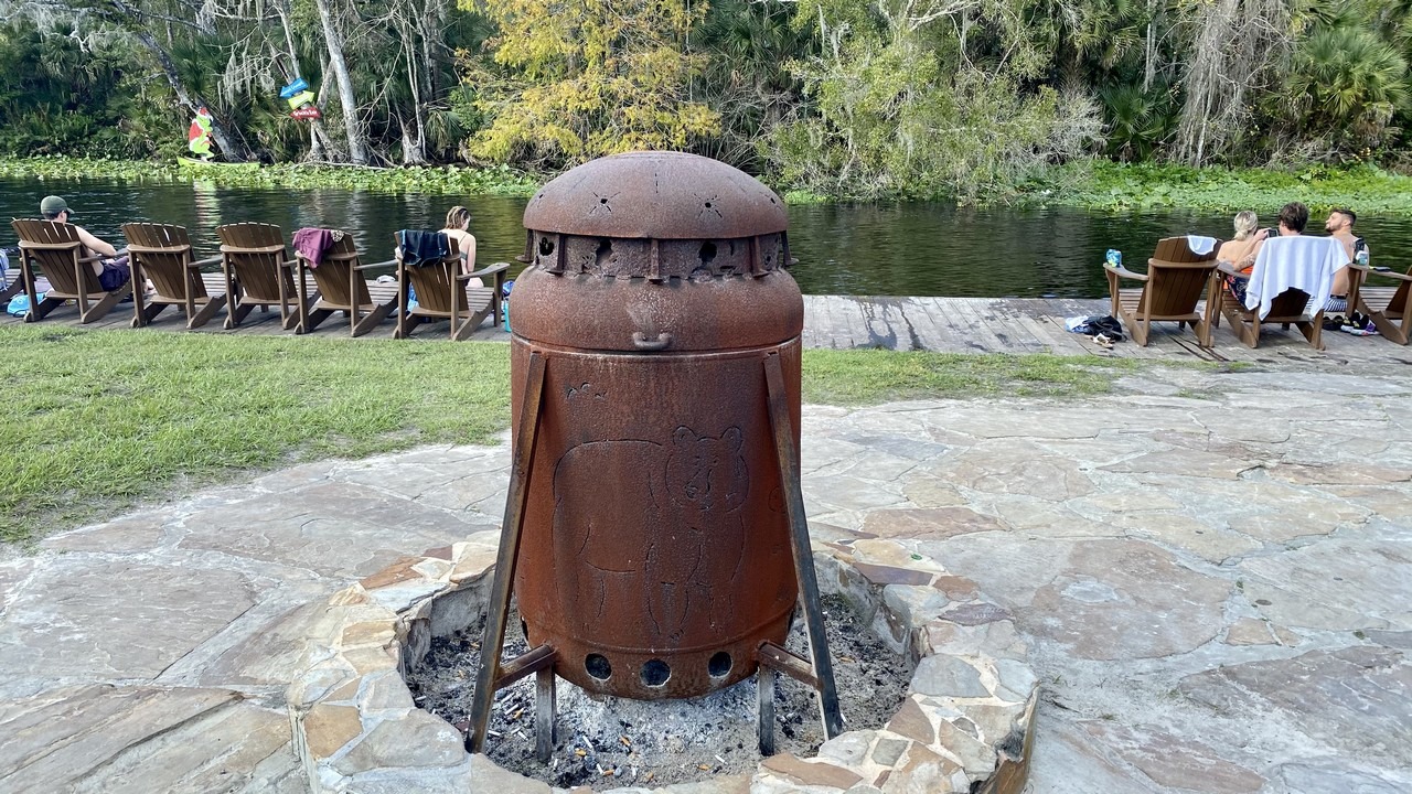 firepit at wekiva island