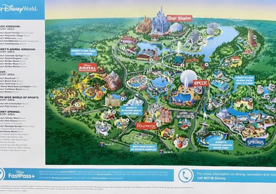Walt Disney World Map With Hotels