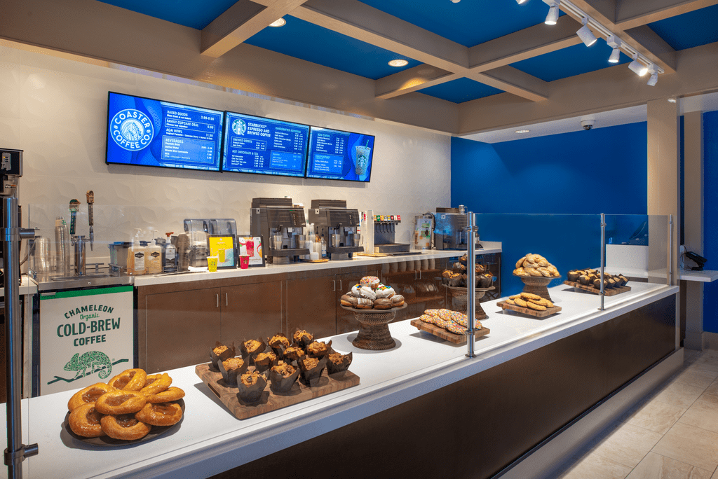 Coaster Coffee Company at seaworld orlando florida