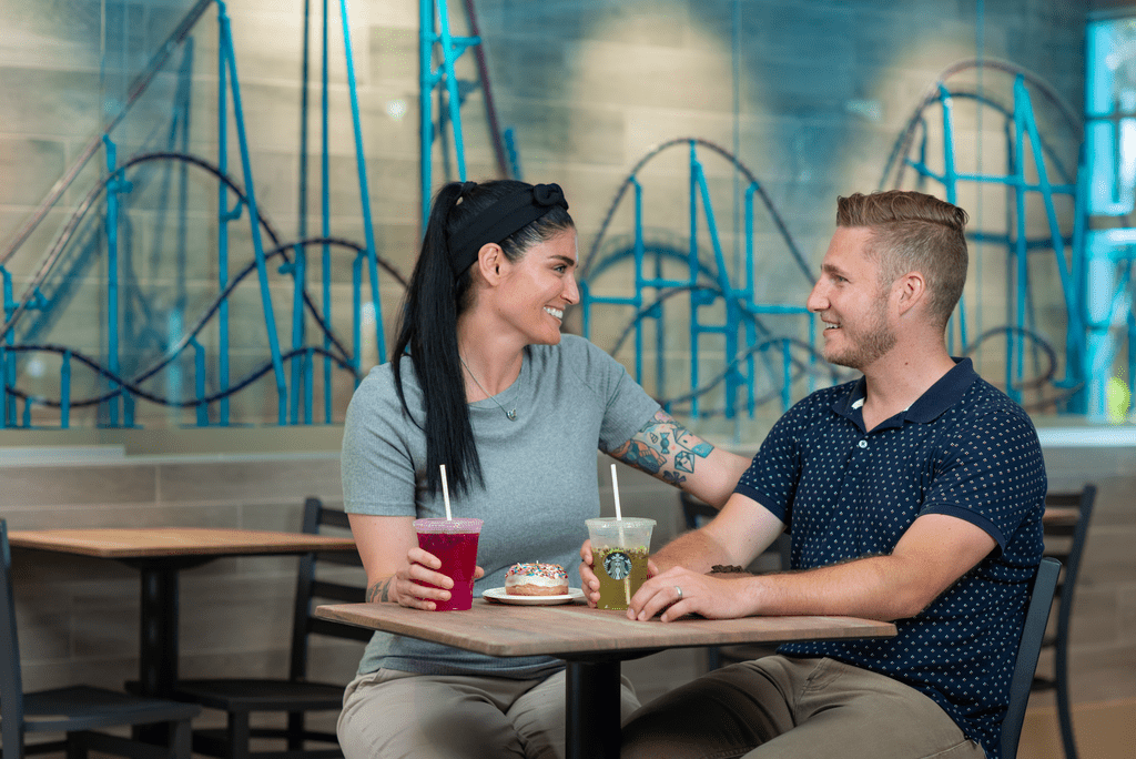 Coaster Coffee at seaworld orlando