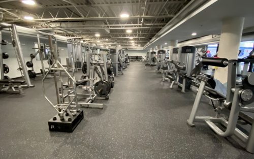 Rosen Aquatic & Fitness Center gym area