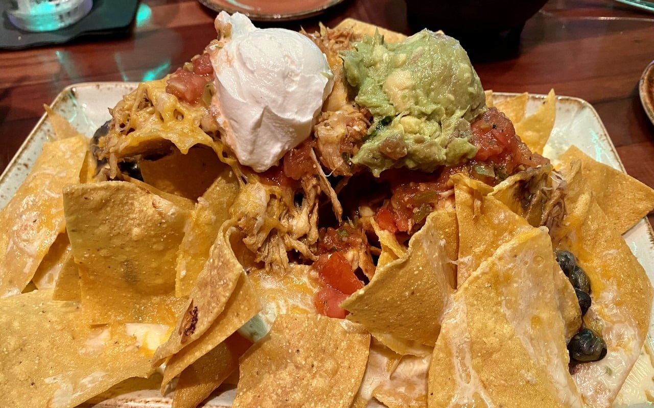 Nachos at Antojitos CityWalk Mexican restaurant