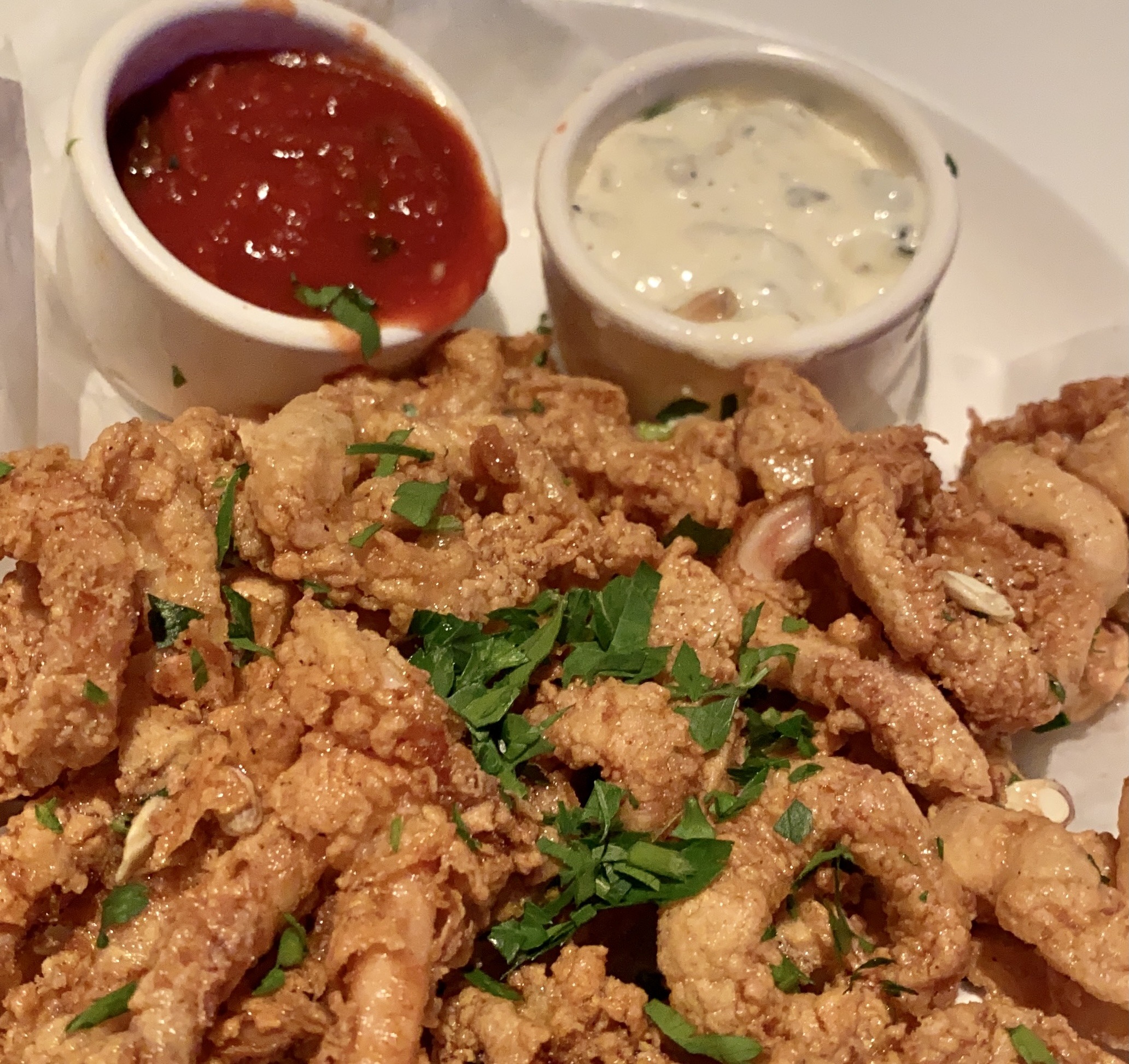 fried calamari at yardhouse in orlando florida