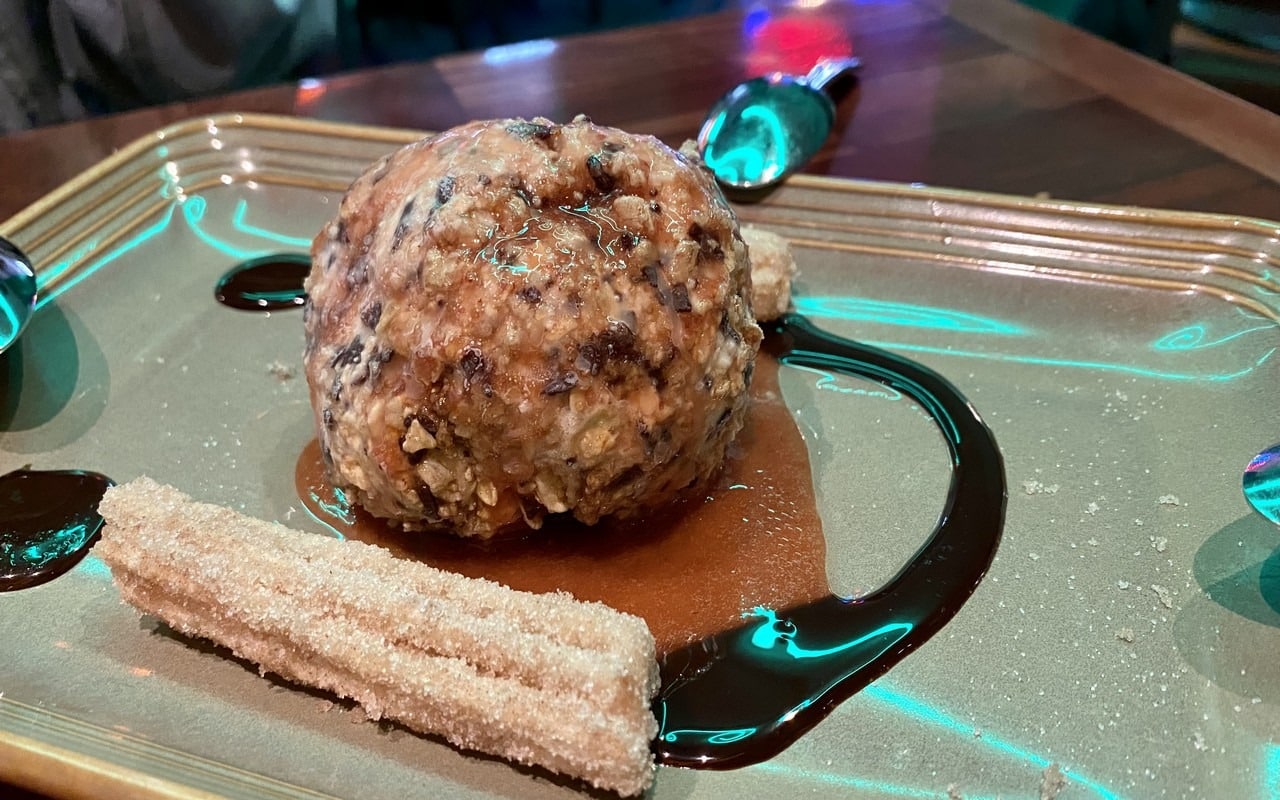 fried ice cream at Antojitos CityWalk Mexican restaurant