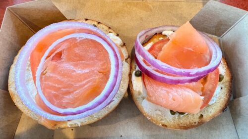 fresh lox at Einstein Bros Bagels at 1901 S Orange Ave, Orlando, FL