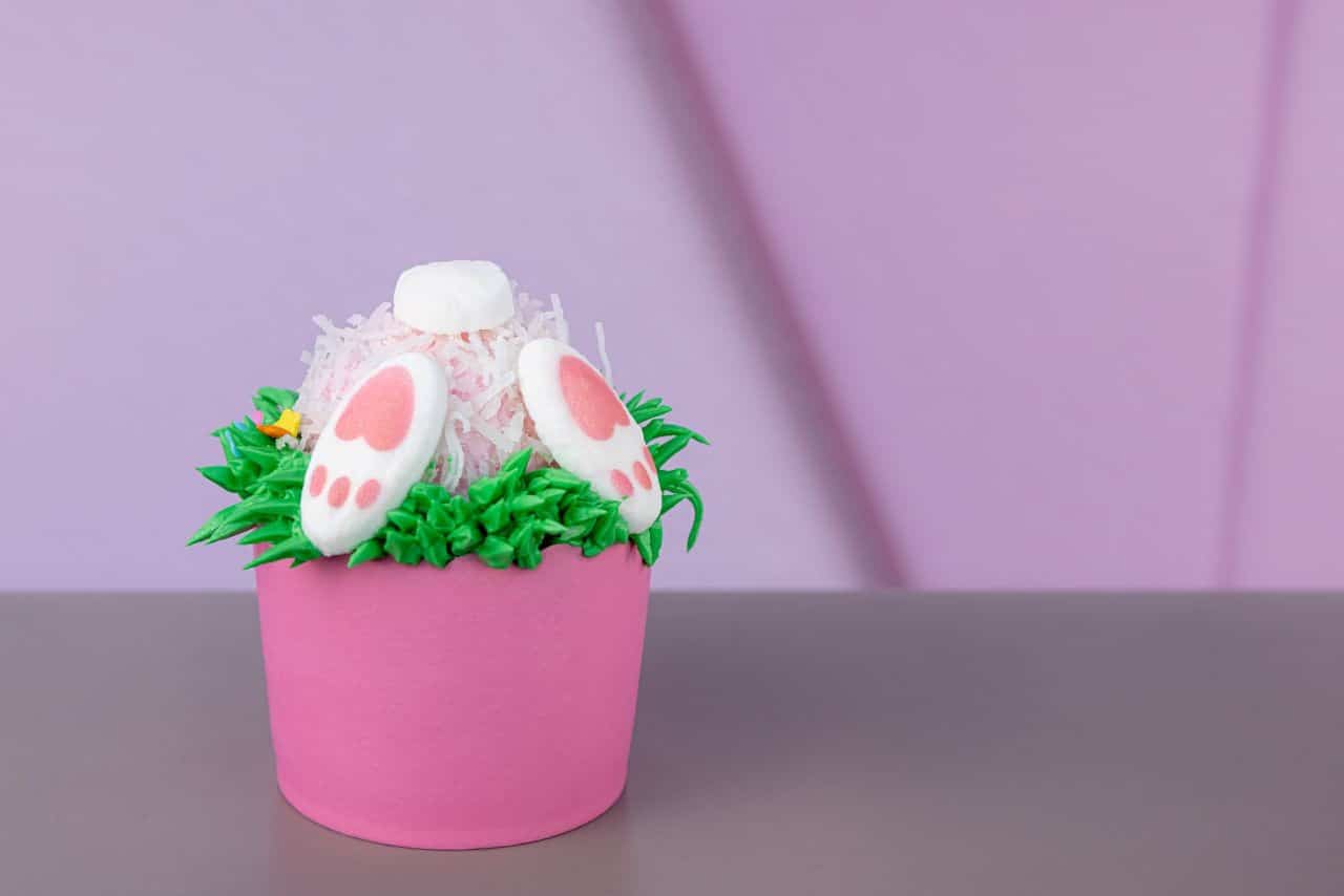Coconut Sugar Bunny Cupcake