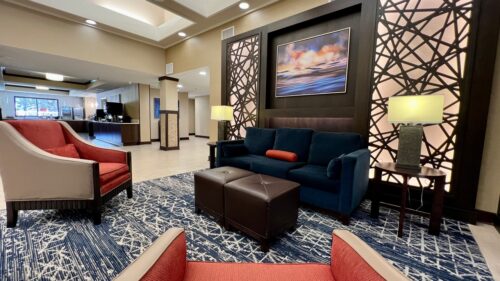 Best Western by UCF in Orlando Florida lobby area