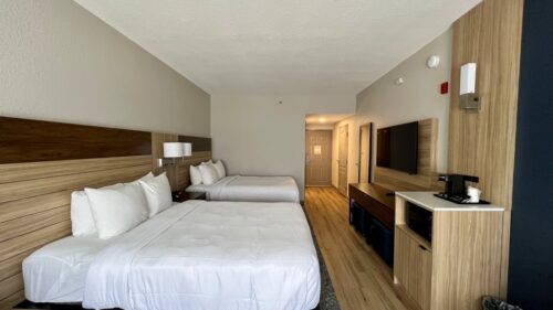 Best Western by UCF in Orlando Florida room with two beds