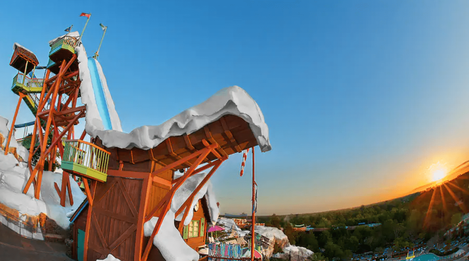 Blizzard Beach at Disney World in Orlando Florida