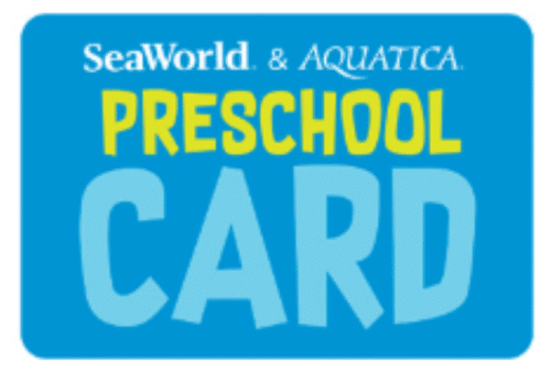 SeaWorld Orlando & Aquatica Preschool Card