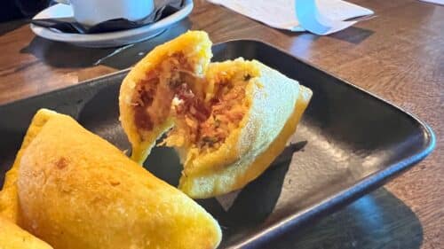 Great empanadas at Oh Que Bueno Restaurant Grill and Bar on Orange Blossom Trial