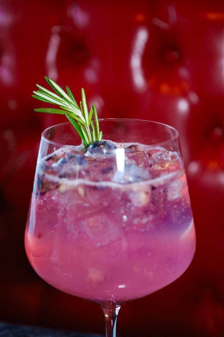 Refreshing Zero-Proof Cocktails to Try at Kings This Dry January 2 Blueberry Herb Fizz
