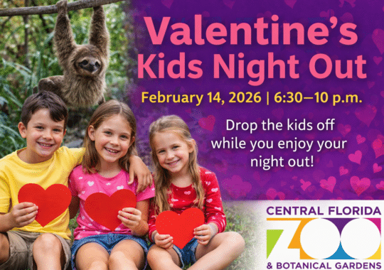 Valentine’s Day Kids Night Out at Central Florida Zoo: A Perfect Date Night Solution for Parents