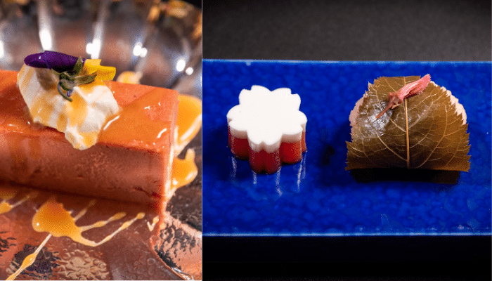 The seventh course at Takumi-Tei at EPCOT