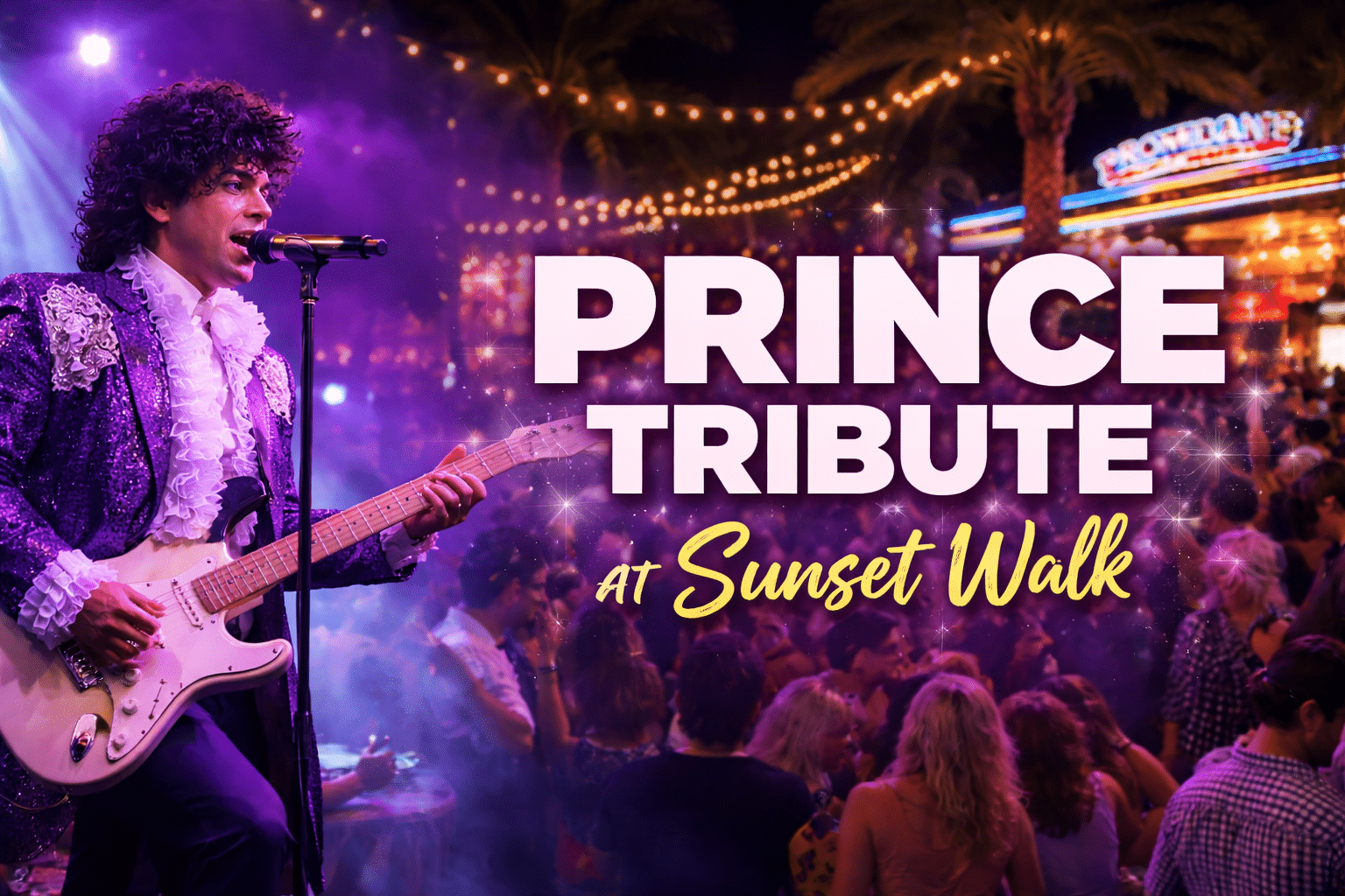 Party Like It’s 1999: Prince Tribute Takes Over Sunset Walk in Orlando