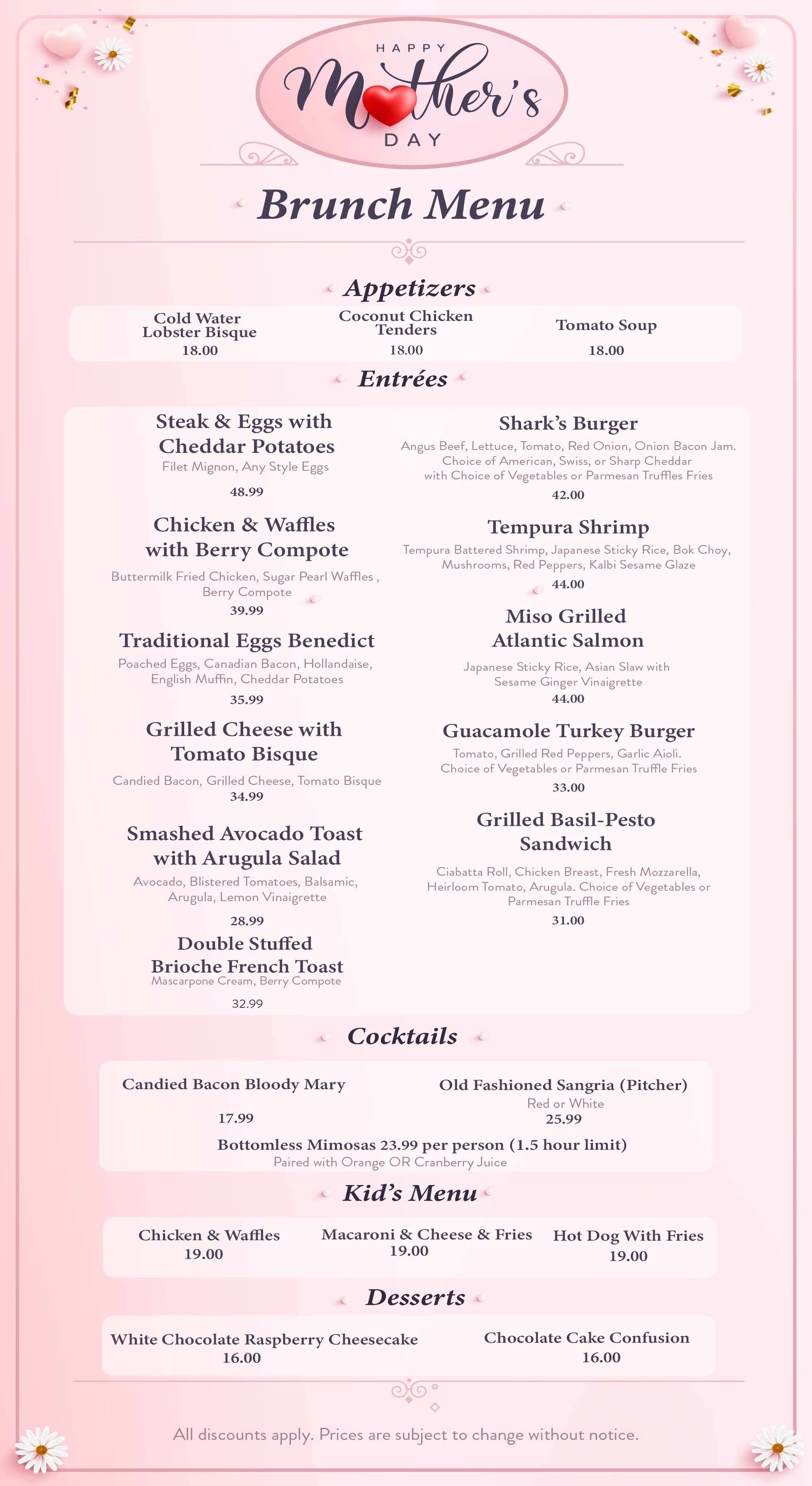Mother's Day Brunch SeaWorld Orlando