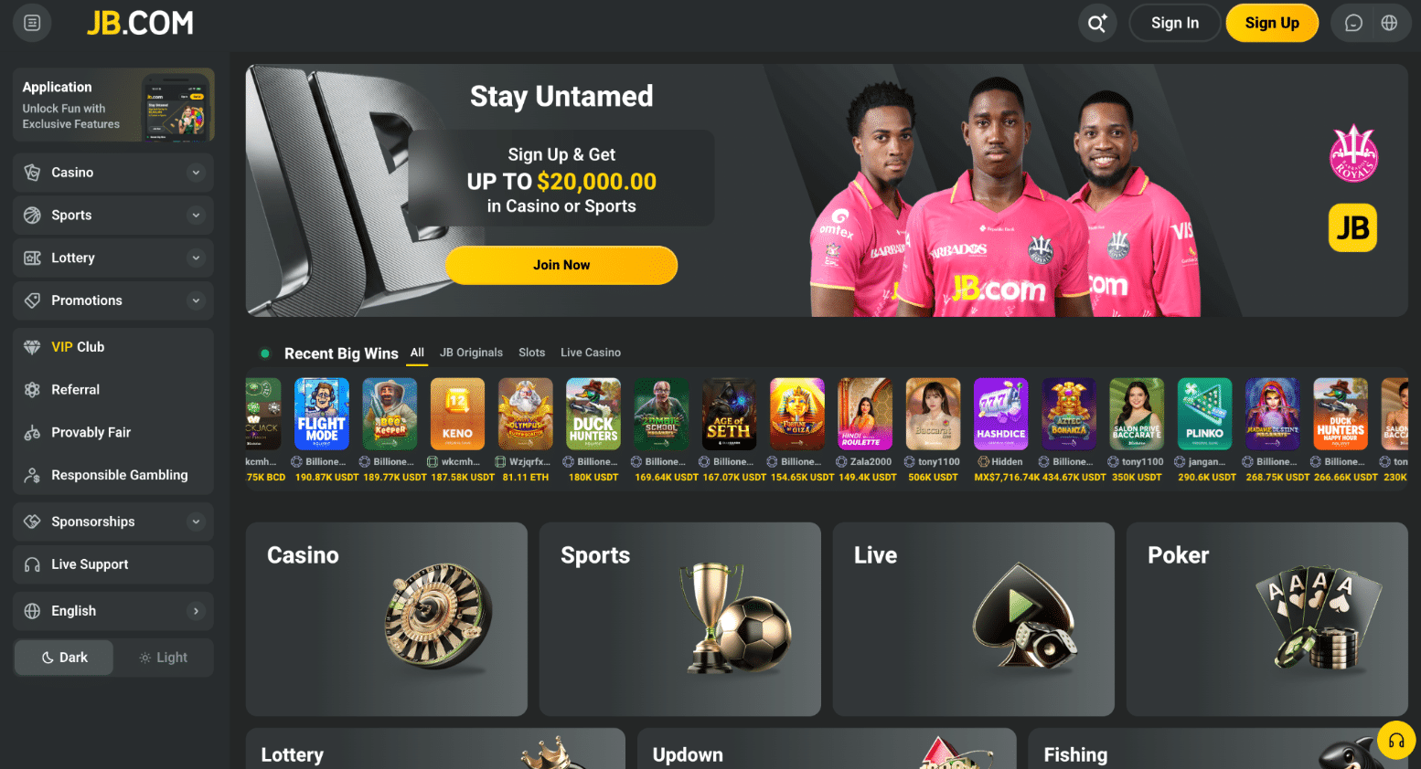 Best Crypto Casinos for Live Poker, Baccarat, and Blackjack 1 JB Casino - Best for Crypto Gaming and High-Speed Cryptocurrency Transactions
