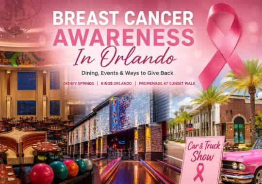 Breast Cancer Awareness Month in Orlando: Disney Springs Dining, Events & Ways to Give Back