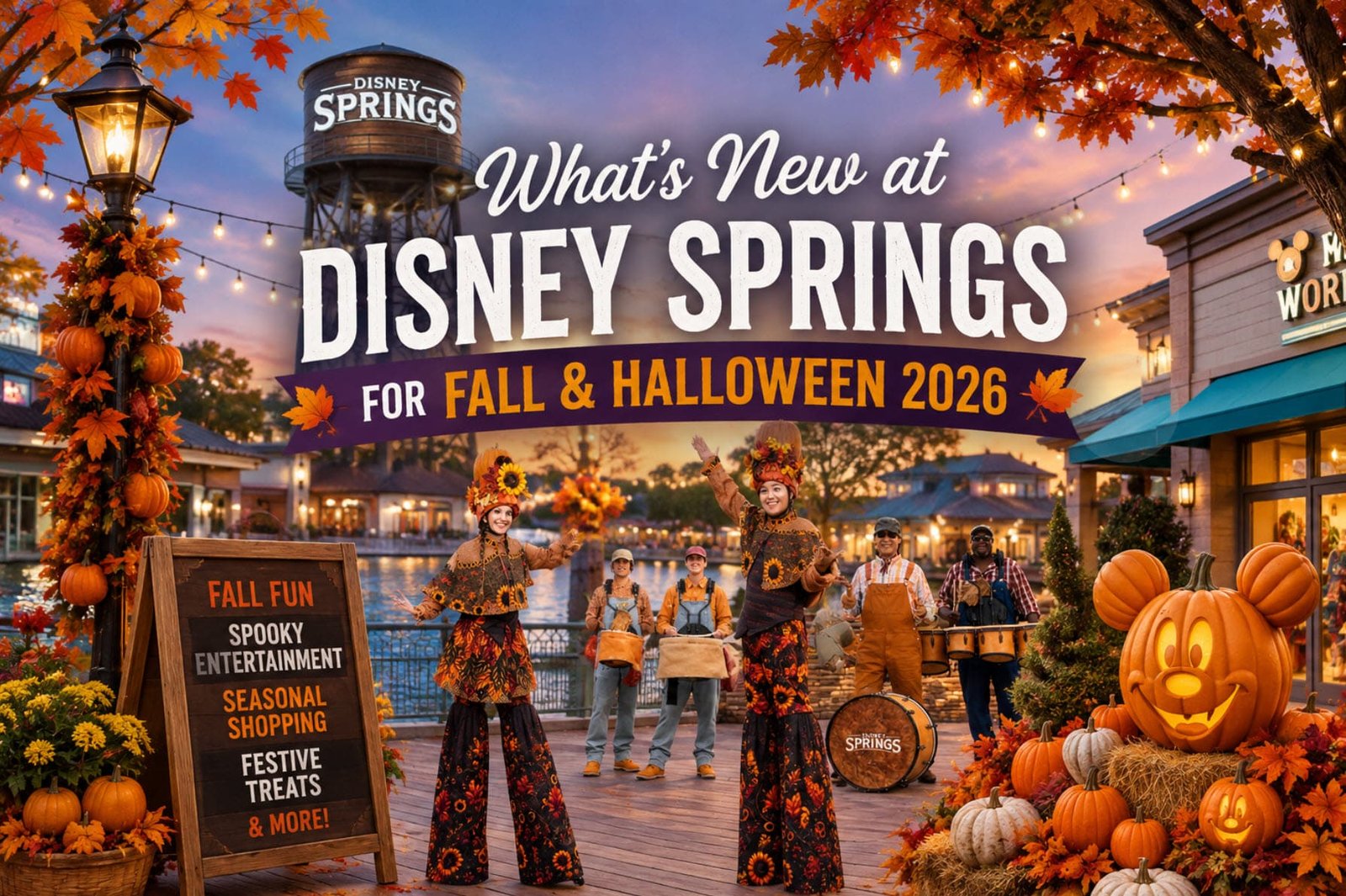 What’s New at Disney Springs for Fall and Halloween 2026