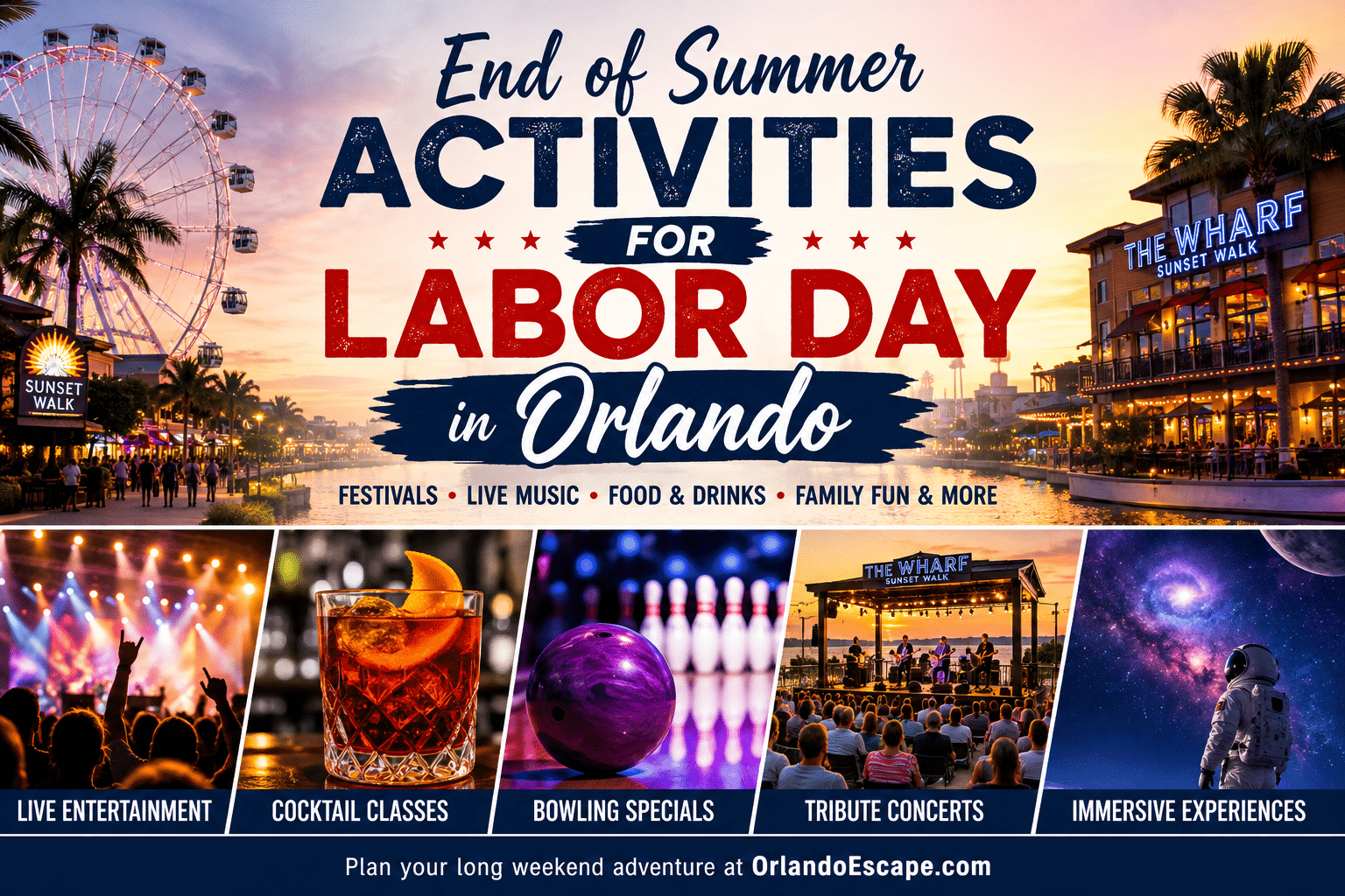 End of Summer Activities for Labor Day in Orlando: Make the Most of the Season