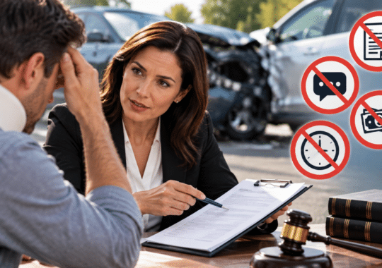 6 Common Mistakes a Car Accident Injury Lawyer Can Help You Avoid