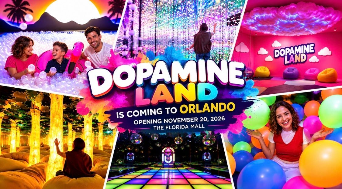 Dopamine Land Orlando Brings a Colorful New World of Happiness to The Florida Mall